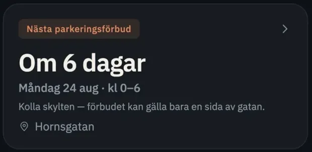Samma nedräkning i mörkt läge